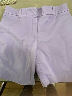 Ann Taylor Lilac Bermuda Shorts